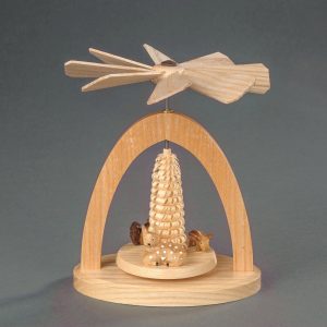 Albin Preissler Weihnachtspyramide »Wärmespiel – Kitz, Frischling und Eichhörnchen«