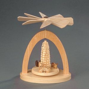 Albin Preissler Weihnachtspyramide »Wärmespiel – Kitz, Frischling und Eichhörnchen«