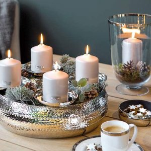 Fink – Bardino – Kranz Adventskranz Dekokranz – Metall – (ØxH): 40 x 13,5 cm