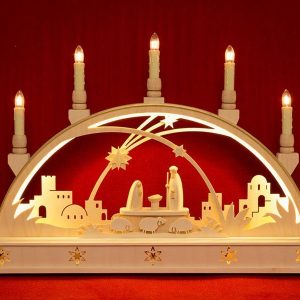 Manufaktur Holger Seidel Lichterbogen »Seidel LED Schwibbogen Christi Geburt elektrisch«