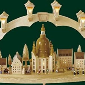 Schwibbogen Frauenkirche Elektrisch Lichterbogen 43cm Seiffen Erzgebirge NEU