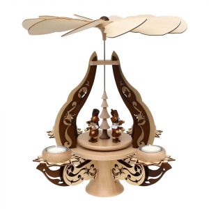 SIGRO Weihnachtspyramide »Holz Pyramide Bergleute«