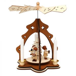 SIGRO Weihnachtspyramide »Holz Tischpyramide, für 4 Kerzen«