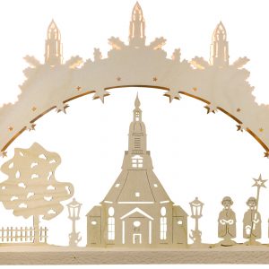 Weigla LED Schwibbogen »Seiffener Kirche«, 1 tlg., 7-flammig