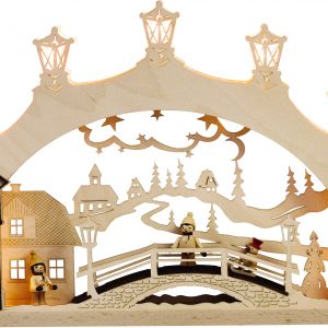 Weigla LED Schwibbogen »Winterkind Erzgebirge«, 1 tlg., 7-flammig