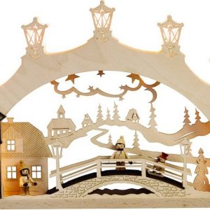 Weigla LED Schwibbogen »Winterkind Erzgebirge« (1-tlg), 7-flammig