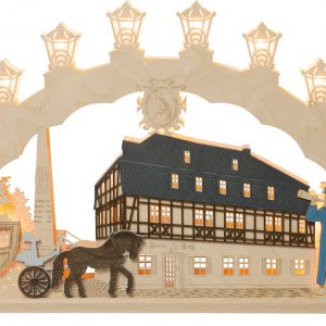 Weigla LED Schwibbogen »Zwönitz«, 1 tlg., 15-flammig