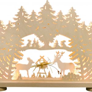 Weigla Schwibbogen »Futterkrippe«, 7-flammig