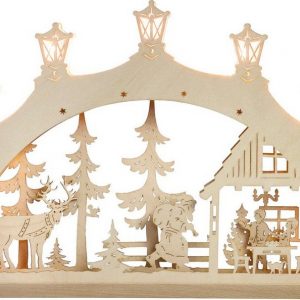 Weigla Schwibbogen »Weihnachtsabend«, 7-flammig