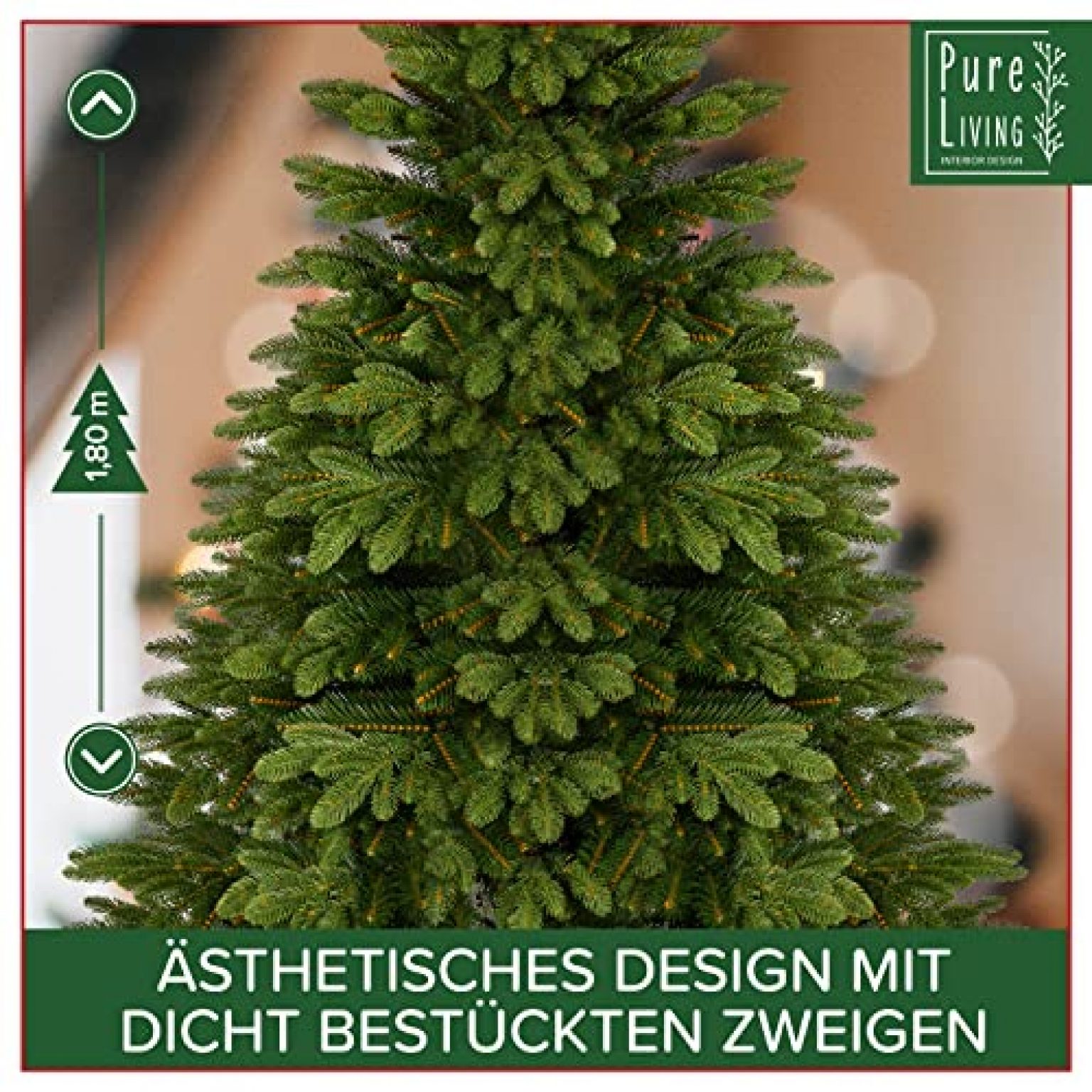 Künstlicher Weihnachten Baum – Weihnachtsbaum Kunststoff – Tannenbaum