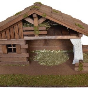 Alfred Kolbe Krippe »Krippenstall für 9 cm Figuren« (1-tlg), Echtholz