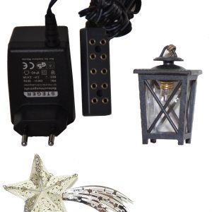 Alfred Kolbe Krippen-Zubehör »Komet, Laterne u. Beleuchtungstrafo«, (Set, 3 St.)