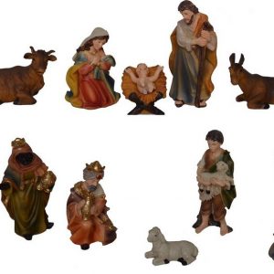 Alfred Kolbe Krippenfigur (Set, 11 Stück), Höhe 9 cm