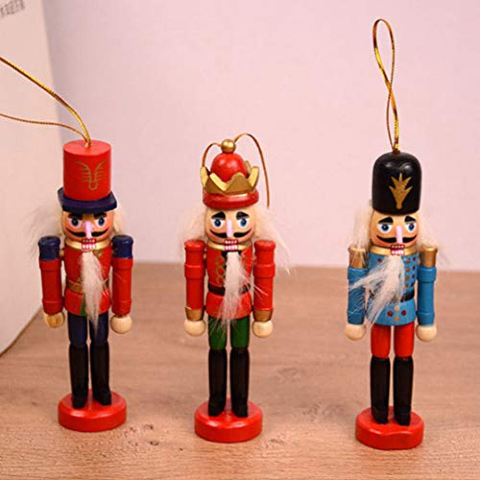 Unbehandelte Nussknacker Figuren Aus Holz – 2 Stück, Je 18 Cm – Zum Selbstbemalen & Dekorieren – Weihnachts-Deko
