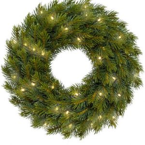 Creativ light Dekokranz, 40 LED, 107 Tannenspitzen