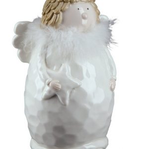 dekojohnson Engelfigur »Weihnachtsengel Schutzengel 15 cm Porzellan-Engel«