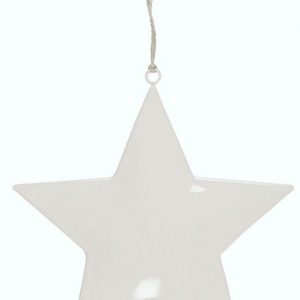 Ib Laursen Christbaumschmuck »Weihnachtsdeko Weihnachtsschmuck Stern 20x20cm Weiß Ib Laursen 2516-11«