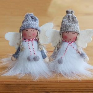 matches21 HOME & HOBBY Dekofigur »Engel Weihnachtsengel Dekofiguren Weihnachten 2er 8 cm« (2 Stück)