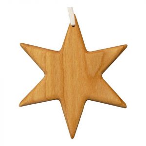 mitienda Christbaumschmuck »Christbaumschmuck aus Holz, Fensterdeko Stern«