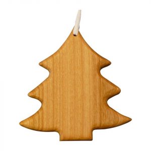 mitienda Christbaumschmuck »Christbaumschmuck aus Holz Tanne, Geschenkanhänger«