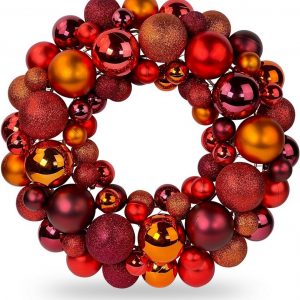 RIFFELMACHER & WEINBERGER Dekokranz, mit Weihnachtsbaumkugeln, Ø ca. 32 cm