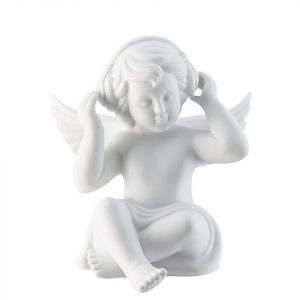 Rosenthal Engelfigur »Engel gross Weiß matt Engel mit Kopfhörer« (1 Stück)
