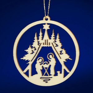 SIKORA Christbaumschmuck »BS-LS Traditionelle Filigrane Weihnachtsbaum Anhänger aus Holz – 28 Modelle wählbar«