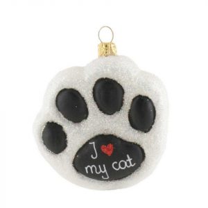 440s Christbaumschmuck »440s Christbaum-Hänger Katzenpfote I love my Cat« (1-tlg)