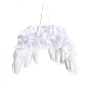 440s Christbaumschmuck »AM-Design weiße Engelsflügel B ca 35 cm«