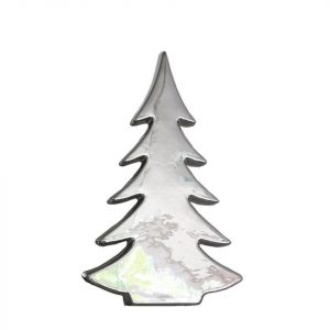 440s Dekoobjekt »440s Keramik Tanne silberfarben«