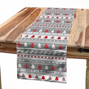 Abakuhaus Tischläufer »Esszimmer Küche Rechteckiger Dekorativer Tischläufer«, Weihnachten Poinsettia Blumen