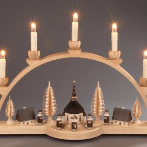 Albin Preissler Schwibbogen »Seiffener Dorf«, elektrisch beleuchtet