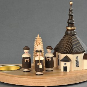 Albin Preissler Teelichthalter »Seiffener Kirche mit Kurrende«