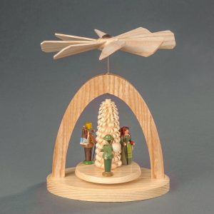 Albin Preissler Weihnachtspyramide »Wärmespiel – Förster, Reisigfrau und Waldarbeiter«