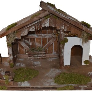 Alfred Kolbe Krippe, (1 tlg.), aus Holz, 50x25x30 cm, für Figuren bis 11 cm Höhe