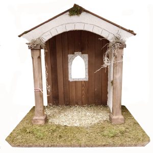 Alfred Kolbe Krippe »Krippenstall für 25 cm Figuren«, (1 tlg.), Echtholz