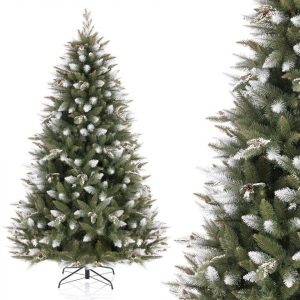 AmeliaHome Künstlicher Weihnachtsbaum »Künstlicher Weihnachtsbaum John – täuschend echter Christbaum«, Tannenbaum künstlich, mit Ständer, einfacher…