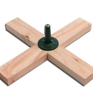 Baumständer KREUZ Mini 29 cm natur bis 1,3m Baumhöhe