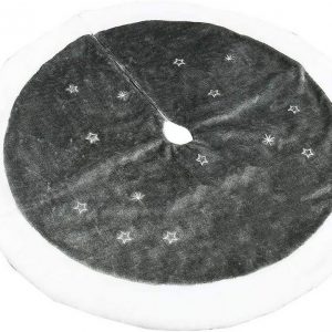 Baumteppich »Christbaumständerabdeckung, 90 cm, grau, runde Christbaummatte«, AcserGery