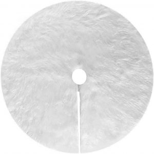 Baumteppich »Plüsch-Weihnachtsbaum-Kleid, Kunstpelz-Tannen-Fußabdeckung für Weihnachtsfeiertagsdekorationen«, AcserGery