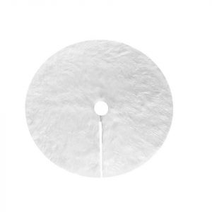 Baumteppich »Weißer Weihnachtsbaum-Rock, Kunstpelz-Baumständerabdeckung, Kunstpelz-Weihnachtsbaum-Rock-Fußwärmer, eleganter und weicher…