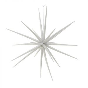 BOLTZE Christbaumschmuck »Großer Hängestern STEVIE weiß mit Glitter Anhänger Stern Sternanhänger Dekostern«