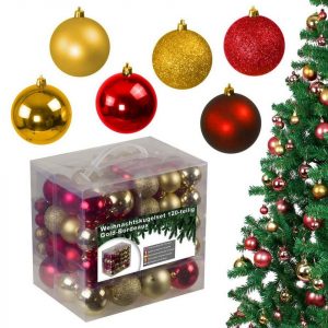 bonsport Weihnachtsbaumkugel »Weihnachtskugeln« (120 St)
