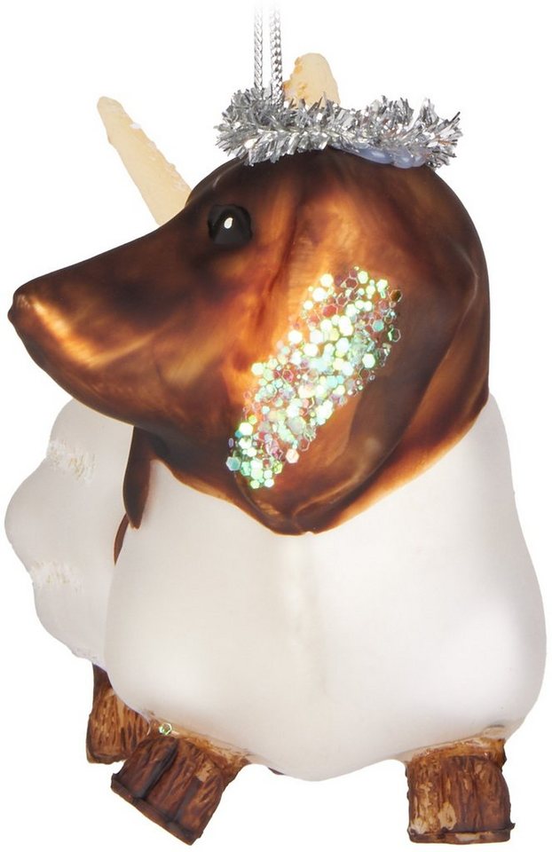 1 Stück Weihnachtlicher Lustiger Dackel-Hund-Auto-Ornament
