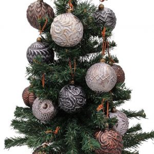 BURI Weihnachtsbaumkugel »12 Glas-Weihnachtsbaumkugeln 8cm Christbaumschmuck Baumschmuck Weihnachtsdeko«