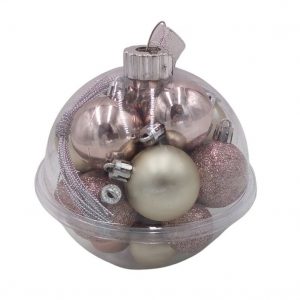 BURI Weihnachtsbaumkugel »Weihnachtsbaumkugeln 21er-Set Christbaumschmuck Weihnachtsdeko Baumschmuck«