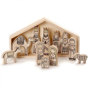 CHRISTMAS GOODS by Inge Krippe »Krippen Set, 12-tlg., (H/B) 20×35 cm«