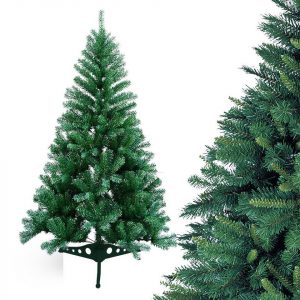 Clanmacy Künstlicher Weihnachtsbaum »Weihnachtsbaum Beflockung künstlicher PVC Tannenbaum Christbaum 120-210cm«