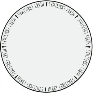 coopz Christbaumständer »coopz Weihnachtsdecke Merry Christmas weiss D106cm XMAS Christbaumdecke«