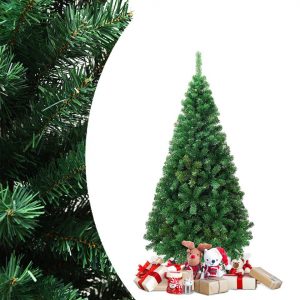 COSTWAY Künstlicher Weihnachtsbaum »Tannenbaum«, 150 cm, mit 350 PVC Zweige und Metallständer, grün